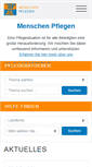 Mobile Screenshot of menschen-pflegen.de